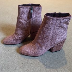 Sam Edelman velvet embossed booty